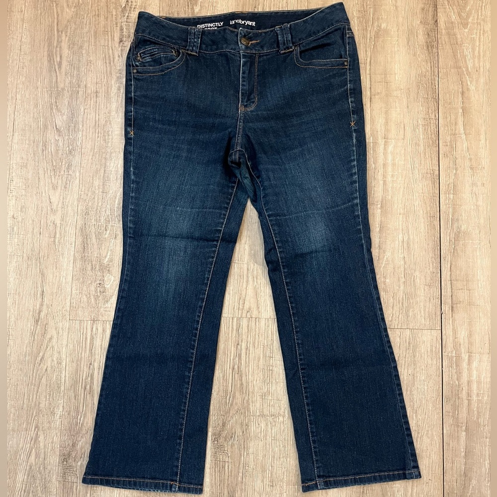 Lane Bryant Deep Blue Boot Cut Jeans